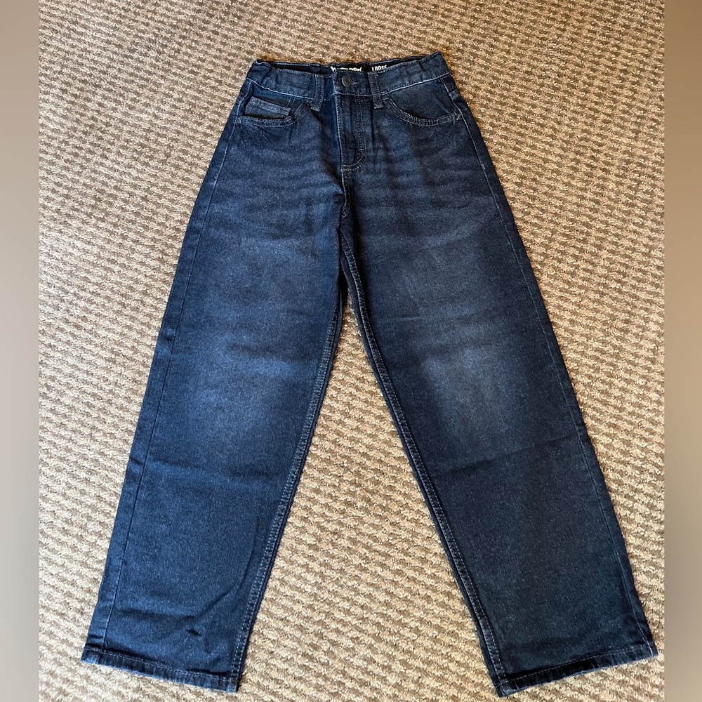 Wranglers Loose fitting black jeans- Boys Size 10 regular. EUC!